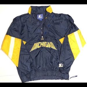 Vtg 90’s Starter Michigan Windbreaker sooo🔥